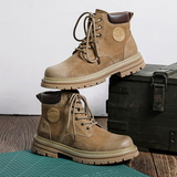 美式复古大黄靴男中帮秋冬季马丁靴潮流工装沙漠靴B253-9239-P115，男鞋马丁靴，星座814A（原电商B253）