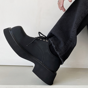 小众复古宽头德比鞋男增高5CM巴黎厚底大头皮鞋B253-8523-P115图片 小众复古宽头德比鞋男增高5CM巴黎厚底大头皮鞋B253-8523-P115图片