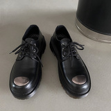 小众设计金属头皮鞋男雅痞德比鞋厚底帮马丁鞋B253-7759-P115，男鞋皮鞋，星座814A（原电商B253）