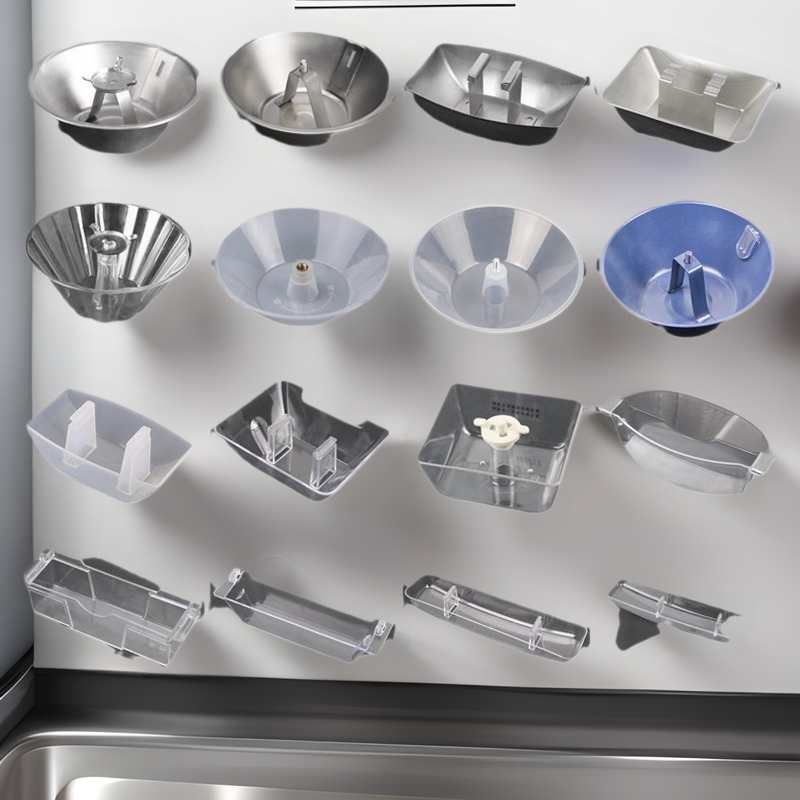 抽油烟机接油盒配件大全长方形圆形油杯卡扣欧式老式漏油槽排风