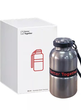 better together随行杯316不锈钢保温杯大容量420ml水杯运动