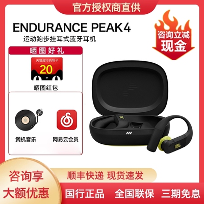 JBLPEAK4真无线挂耳式蓝牙耳机
