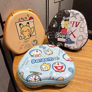 整理包适用于苹果airpods max可爱卡通挂绳包收纳包 防摔保护套壳
