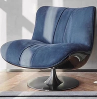 【Главный стул】 темно -синяя бархатная бархатная ткань