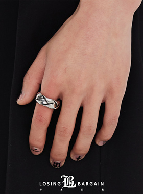 【Losing Bargain 】2021SS原创小众设计仿编织小香风微开口戒指