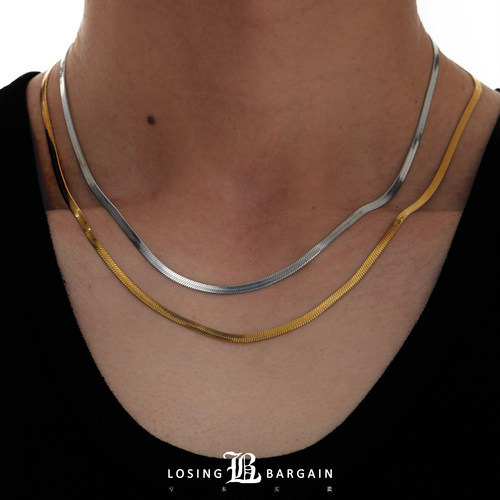 【losingbargain】百搭蛇骨项链