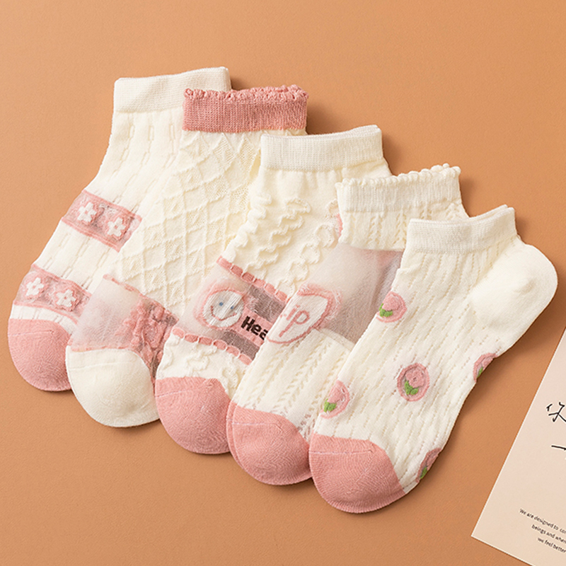 2024新款夏季短筒薄款防滑短袜