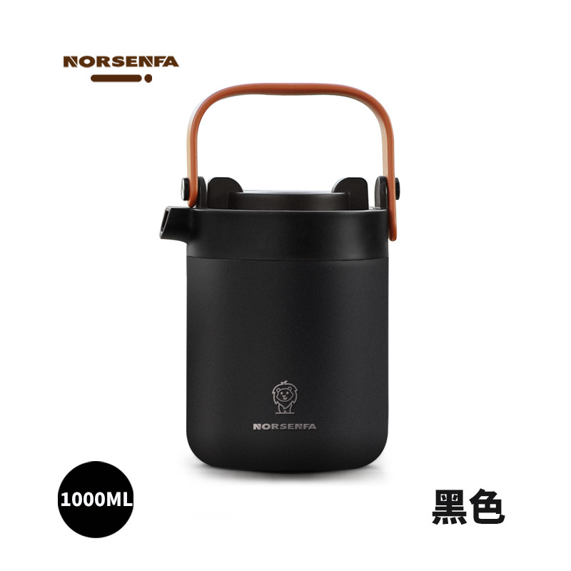 喷陶内胆茶水分离保温焖泡养生壶