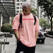 训练透气撸铁弹力大码 运动短袖 男T恤宽松潮牌健身肌肉型圆领夏季