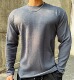 肌理纹运动长袖 打底潮牌 男T恤卫衣圆领套头健身肌肉透气弹力美式