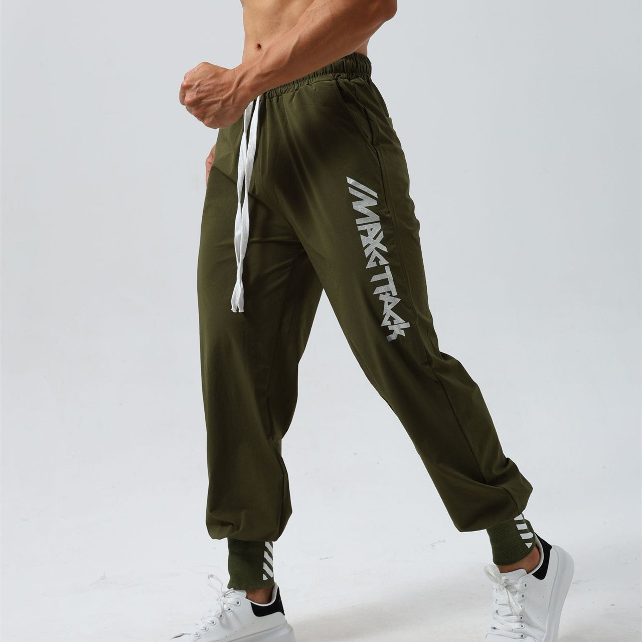 运动裤男长裤透气速干弹力深蹲训练宽松收口跑步肌肉健身撸铁潮牌