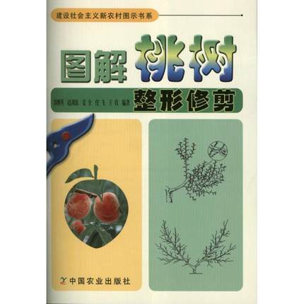 图解桃树整形修剪    桃高效栽培关键技术书籍 高效栽培桃 果树种植