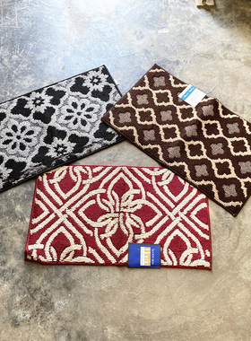 外单孤品多尺寸外贸微瑕疵地垫厨房厚款防滑地毯吸水吸油欧美清仓