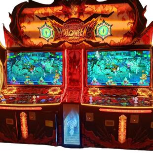 电玩游戏机中性彩票机疯狂魔鬼城2代海王3推币机大型原装