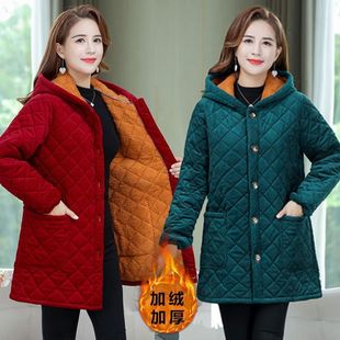 加厚保暖棉袄外套女防寒 加绒棉衣老年罩衣冬季 四川省服妈妈装 冬装