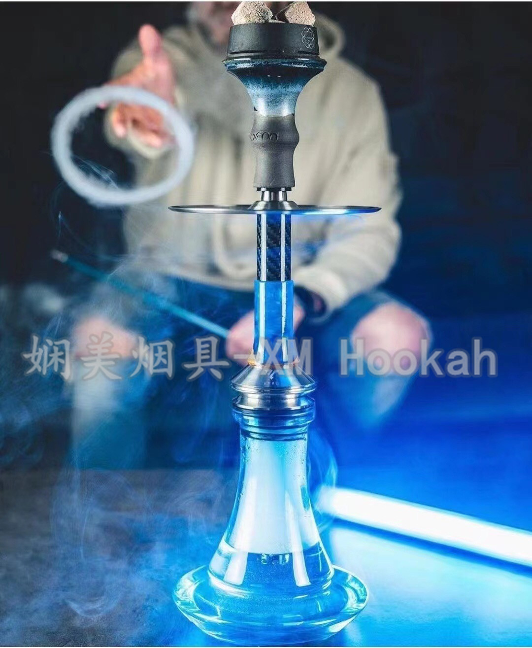 阿拉伯水烟 vyro hookah - penta 碳纤维中号维罗 五代 个人高端