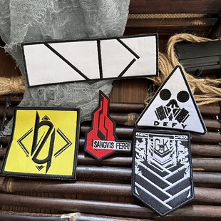 动漫游戏少女前线战队404格里芬士气章魔术贴臂章背包战术冲锋衣