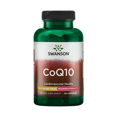 【控价到手价最低169元】swanson斯旺森辅酶Q10胶囊200mg 90粒/瓶