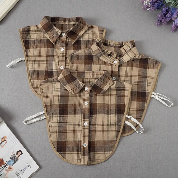 格子假领子尖领休闲韩版搭配的衣领卫衣毛衣打底假衣领男女通用,服饰配件/皮带/帽子/围巾,假领,淘宝优惠券,粉丝福利购,淘宝优惠卷