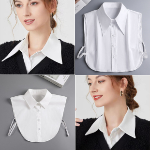 饰毛衣领OL职业衬衣领子 假领子女多功能内搭装 秋冬新款 百搭白衬衫