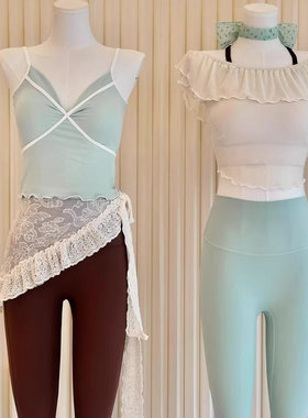 高级感水溶蕾丝四季款叠穿裙帘女下摆叠穿遮臀显瘦系带围裙半身裙