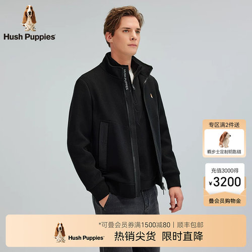 暇步士男士休闲保暖开衫厚线衣