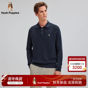 抗起球 商务休闲线衣新年款 暇步士男装 POLO领针织衫 含羊毛 冬季