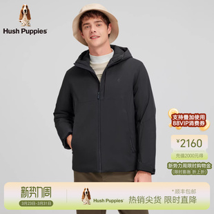 【简约行政夹克】暇步士男装冬季轻商务保暖连帽棉服外套