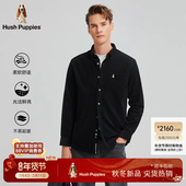 优质长绒棉 暇步士全棉长袖 衬衣秋季 复古厚实细条灯芯绒衬衫 男