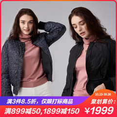 Hush Puppies暇步士女装2019冬新双面穿羽绒飞行员夹克|HJ-19703D