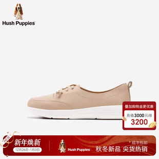 轻便舒适女鞋 暇步士时尚 柔软真皮百搭小白鞋 女25新款 一脚蹬 休闲鞋