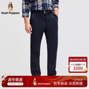 新款 2025冬季 暇步士男装 挺括保暖通勤直筒休闲裤 细腻绒毛内里
