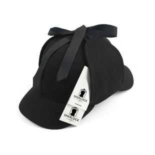 正品sherlock神探夏洛克同款猎鹿帽男女福尔摩斯英伦儿童侦探帽子