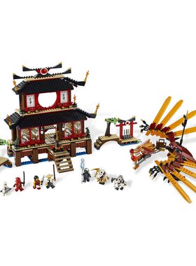 绝版幻影2507积木玩具幻影忍者系列 火焰神庙 2011年绝版收藏包邮