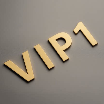 创意VIP标识牌美容院门牌指示牌化妆间定制皮肤管理室立体粘贴式