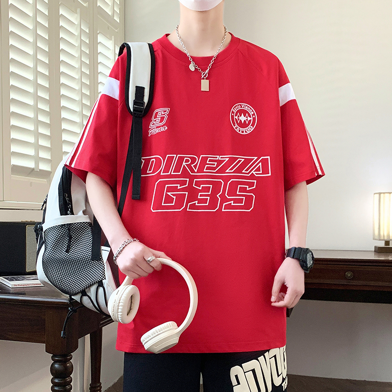 青少年夏季运动套装男高中初中学生短袖t恤男孩夏装帅气大童衣服
