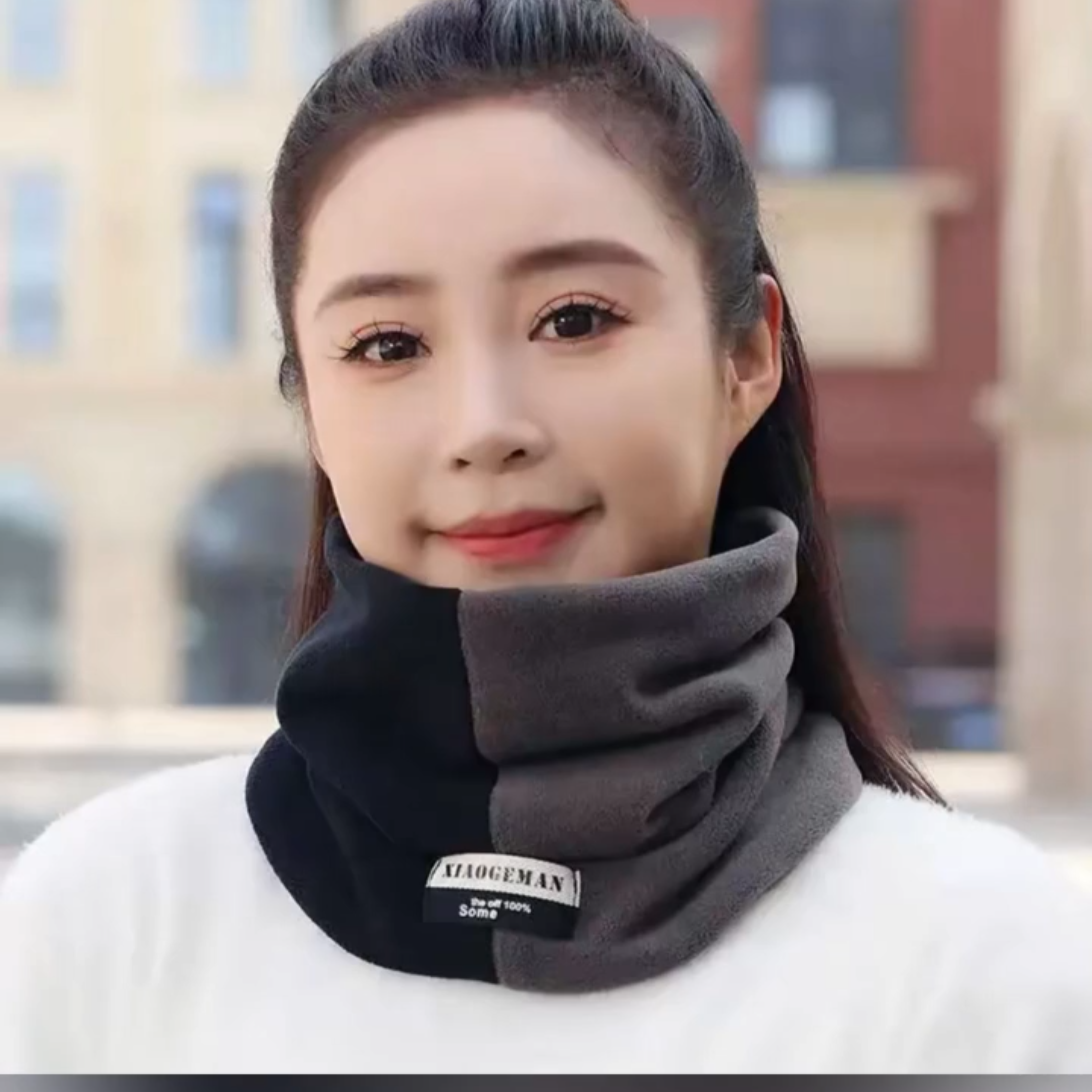 围脖 2025 新款爆款双层利绒时尚拼色男女针织堆堆帽套头保暖脖套,服饰配件/皮带/帽子/围巾,防晒脖套,淘宝优惠券,粉丝福利购,淘宝优惠卷