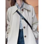 高级感英伦风韩系日系秋装 春秋季 小个子2025新款 风衣外套女中长款