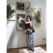 2025年新款 看起来更高更瘦 低腰宽松阔腿裤