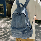 日系学院风男女复古牛仔帆布鞋大容量情侣双肩包A70-P60，男鞋帆布鞋，星座814-1（原电商B253-1）