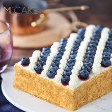mcake官网蓝莓拿破仑蛋糕千层酥水果创意生日蛋糕 同城配送上海
