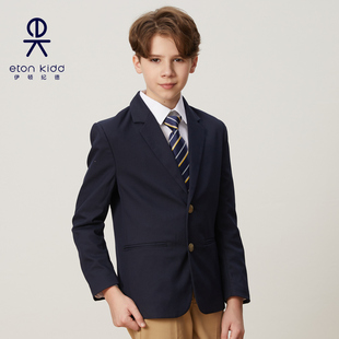 伊顿纪德校服藏青色男童西装中小学生学院制式小西服春秋款21Z103