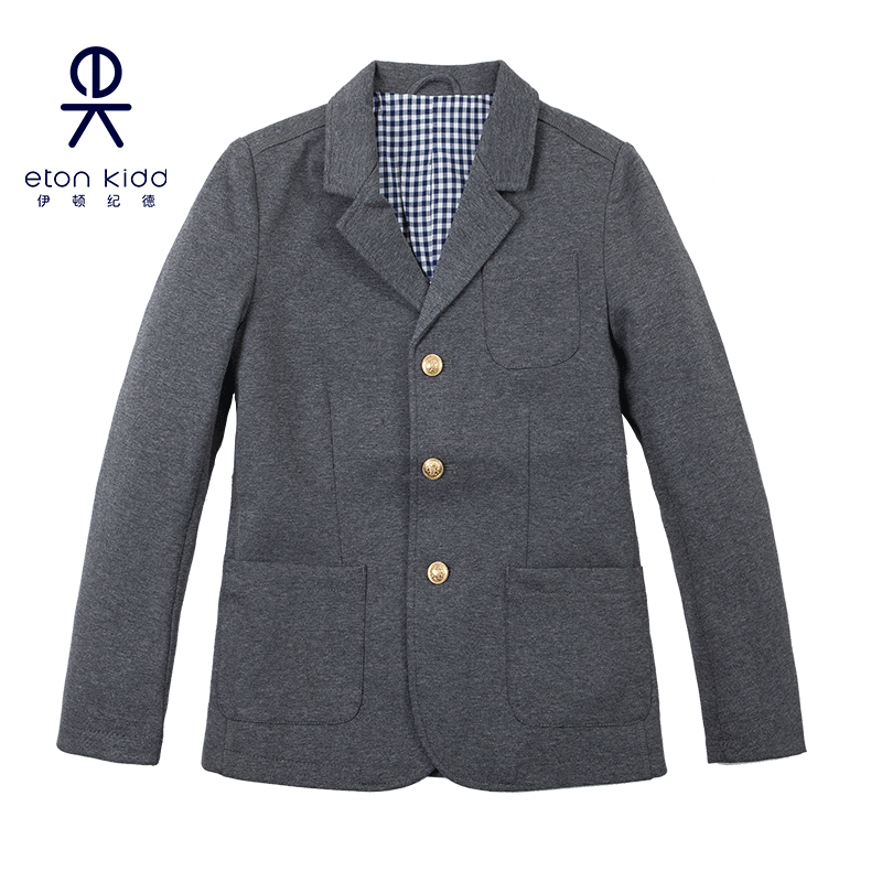 伊顿纪德校服男女童灰色休闲小西服中小学生学院西装15z202/102