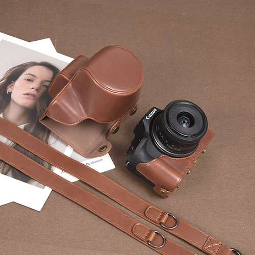 适用佳能R50保护套R100微单M50相机包R10M50II二代底座配件皮套R8