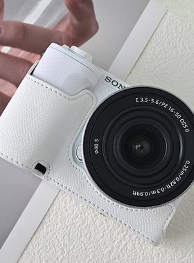 适用索尼ZVE10II二代保护套zve10m2相机包A6700底座a7c2皮壳a6400