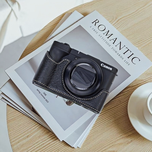 适用佳能V1保护套R50V相机包R10底座PowerShotV1皮套R8R6R100配件