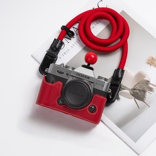 富士XS20保护套XT50红色相机包XT5X100VI适用于xm5xt30ii相机皮套