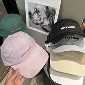 大头围棒球帽女韩版 速干鸭舌帽男登山防晒户外跑步帽子显脸小 薄款