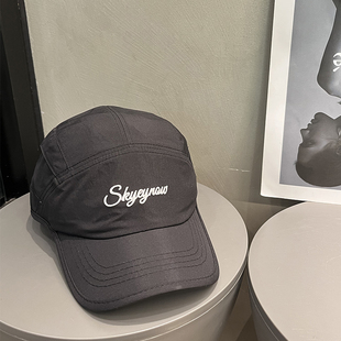 速干户外大头围棒球帽女春夏韩版 ins百搭露营遮阳防水鸭舌帽子男