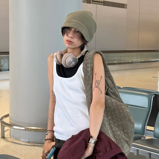 美式 复古纯色显脸小堆堆帽女时髦百搭包头帽护耳冷帽街头潮酷帽子